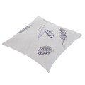 Set textile de masa 8 piese Leaf, Ambition, poliester, gri