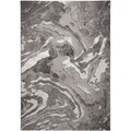 Covor Marbled Silver, Flair Rugs, 160x230 cm, polipropilena/poliester, argintiu