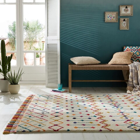 Covor Prairie Berber Cream, Flair Rugs, 200x290 cm, polipropilena, crem