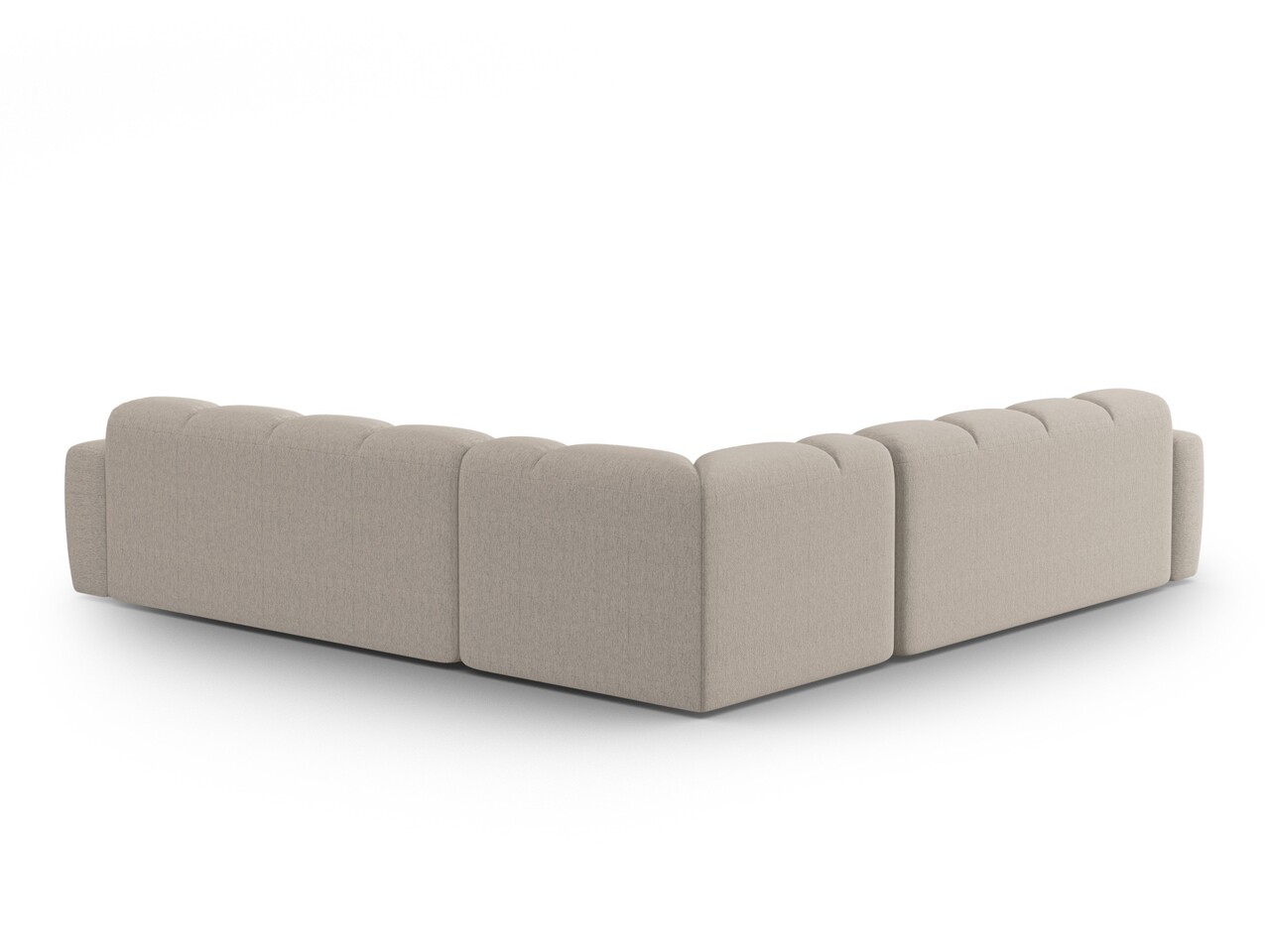 Coltar simetric 5 locuri, Lisa-193, Micadoni Home, 310x310x77 cm, tesatura structurata, bej sand - 1 | YEO