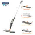 Mop spray multifunctional Mega Clean, Heinner Care, 520 ml, aluminiu/cauciuc/microfibra, gri/portocaliu