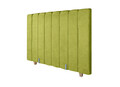 Pat matrimonial, Stockholm, Lines E, 160x200 cm, saltea tip Pocket, topper memory, Verde