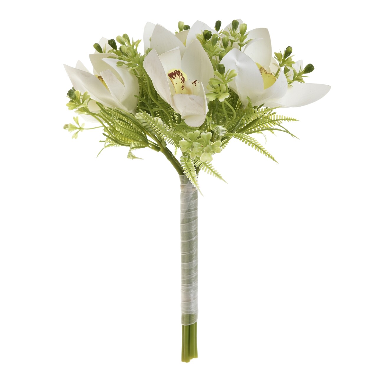 Floare Artificiala Bouquet Charm, InArt, H30 Cm, Ivoriu/verde