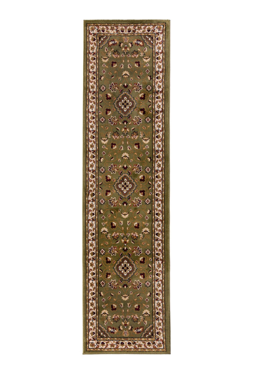 Covor Sherborne Green, Flair Rugs, 60x230 cm, polipropilena, verde