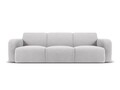 Canapea 3 locuri, Molino-101, Micadoni Home, 235x95x72 cm, tesatura boucle, gri deschis