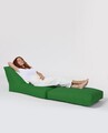 Fotoliu extensibil, Siesta, Ferndale Bean Bag, 55 - 180 cm, poliester impermeabil, verde