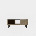 Set mobilier living, Olivia, Draw, PAL , Stejar safir / negru