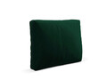 Perna decorativa, Camden, Cosmopolitan Design, 40x60x11 cm, catifea, verde bottle