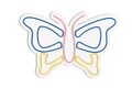 Decoratiune luminoasa LED, Butterfly, Benzi flexibile de neon, DC 12 V, Multicolor