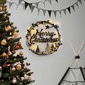 Decoratiune de luminoasa XMASBLACK-021, Tanelorn, 60x72 cm, metal, negru