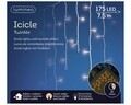 Ghirlanda luminoasa pentru exterior Icicle, Lumineo, 7.5 m, 175 LED-uri, alb