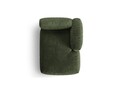 Sezlong modular living dreapta 1 loc, Martina-120, Micadoni Home, 176x123x75 cm, catifea, verde