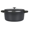 Oala pentru cuptor cu capac Dutch, Greenpan, Featherweights, 28 cm Ø, 6.4 L, aluminiu turnat