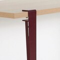 Birou, Logg, Cuarius, 120x75x60 cm, Lemn / Burgundy