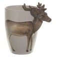 Cana 3D Reindeer, Decoris, ceramica, alb