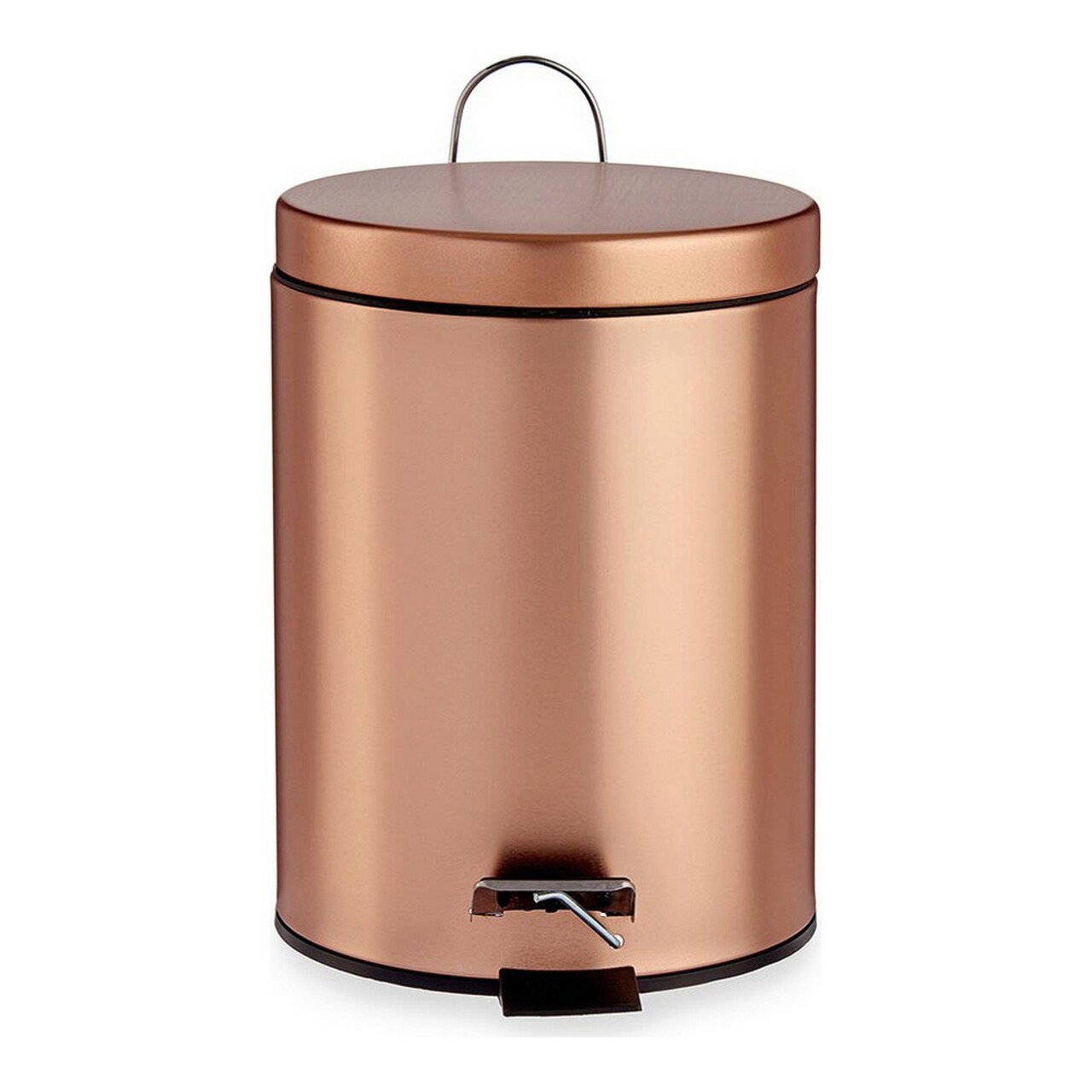 Cos de gunoi cu pedala Copper, Berilo, 3 L, metal/plastic