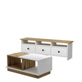 Set mobilier living, Inarch, Oslo, Stejar alb