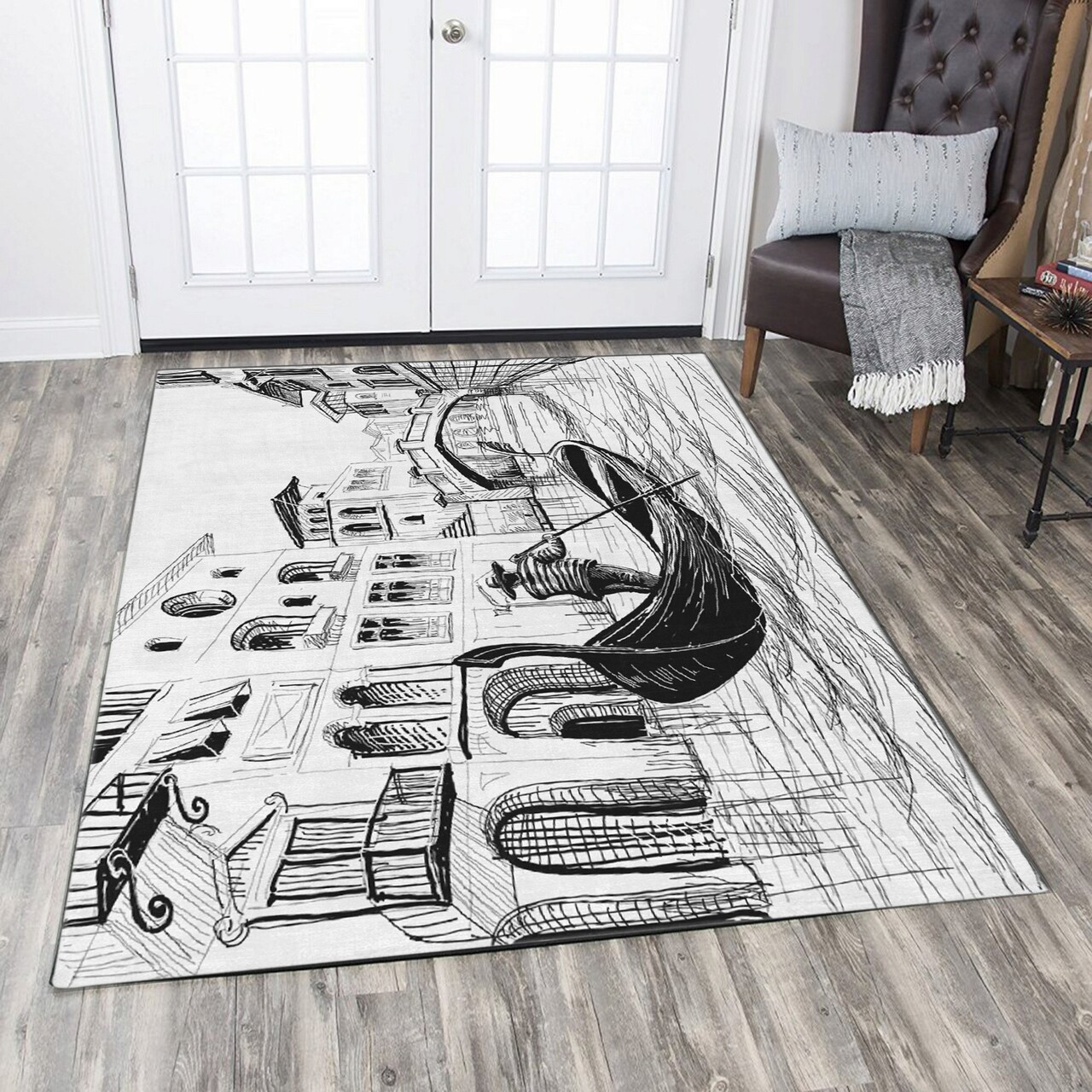 Covor, csbrghl-673, 80x140 cm, Poliester, Multicolor