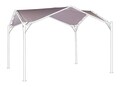 Prelata pentru pavilion de gradina Dome Gazebo, Bizzotto, 350 x 350 cm, poliester, gri