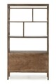 Biblioteca Sherman, Bizzotto, 100 x 35 x 180 cm, lemn de mango