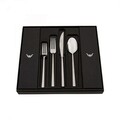 Set tacamuri, Karaca, 216KRC1270, 100% OTEL INOX / , Lingura de masa: 20,3 x 4,5 cm (6 bucati), Argintiu