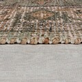 Covor Selena Jute Green, Flair Rugs, 60x230 cm, iuta/poliester/bumbac, verde