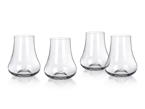 Set 4 pahare whisky Stemless, Banquet, 240 ml, sticla