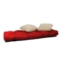 Canapea extensibila Gauge Concept, Red Cream, 2 locuri, 190x70 cm, fier/poliester