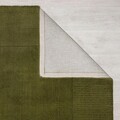 Covor Textured Border Green, Flair Rugs, 200x290 cm, lana, verde