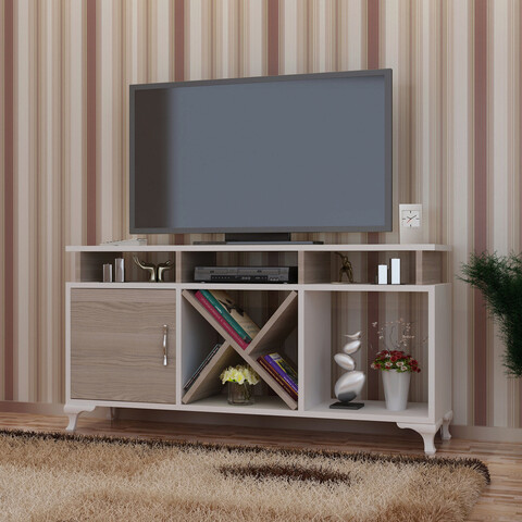 Comoda TV, Decorotika, Ay, 120x53.6x29.5cm, Alb / Córdoba