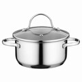 Set pentru gatit 12 piese BergHOFF, Essentials Comfort, inox 18/10, capac din sticla