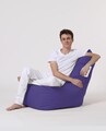 Fotoliu puf, Bean Bag Ferndale, Diamond, 60 x 90 cm, poliester impermeabil, mov