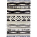 Covor Sabri Berber Rug Monochrome, Flair Rugs, 160x230 cm, poliester, alb/negru