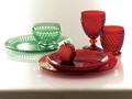 Set 4 pahare de bere/highball, Villeroy & Boch, Boston, 400 ml, sticla cristal, rosu