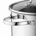 Cratita cu capac BergHOFF, Essentials Comfort, Ø 20 cm, 3.1 L, inox 18/10, capac din sticla