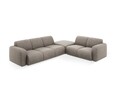 Coltar dreapta 6 locuri, Molino-140, Micadoni Home, 315x250x72 cm, tesatura chenille din poliester, gri