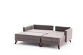 Coltar extensibil pe dreapta Bella Mini, Balcab Home, 205x81x85 cm, lemn, maro