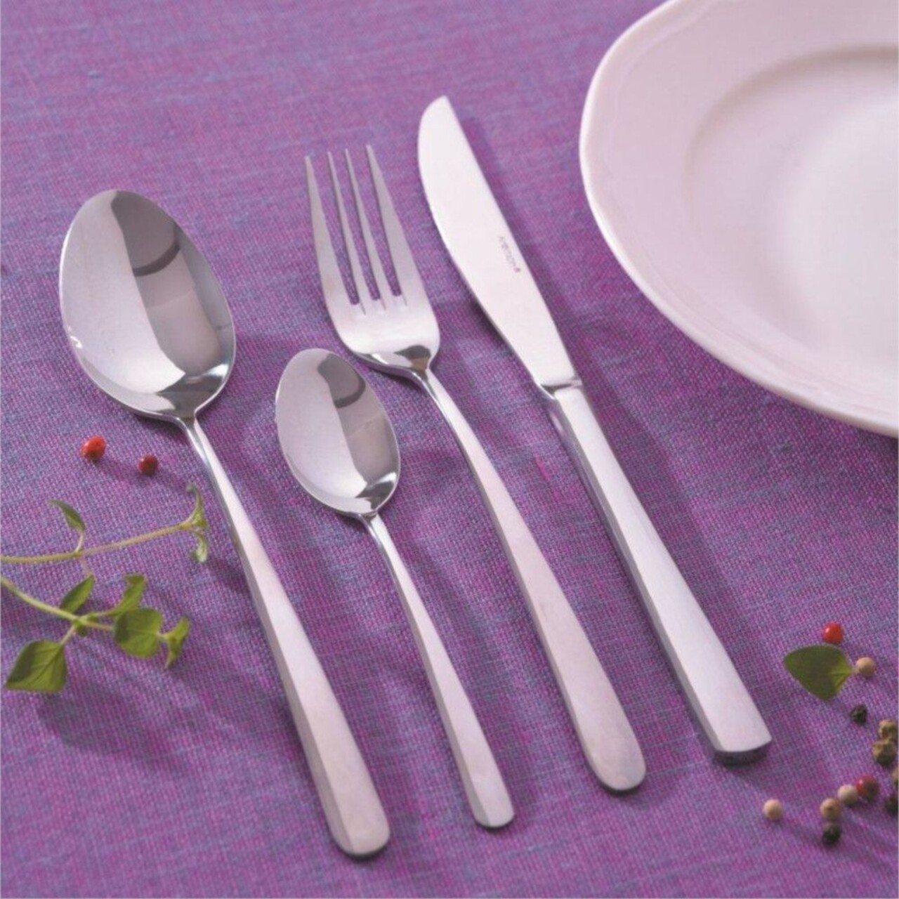 Set lingurite ceai 3 piese Merida, Ambition, 13.8 cm, inox