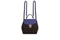 Rucsac Beverly Hills Polo Club, 622, piele ecologica, maro/mov