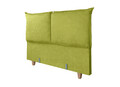 Pat matrimonial, Stockholm, Pillows E, 160x200 cm, saltea tip Pocket, topper memory, Verde