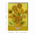 Tablou decorativ, 70100VANGOGH023, Canvas , Lemn, Multicolor