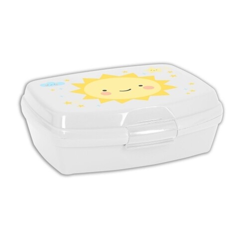 Cutie pentru sandwich, Safta, Solete, 17 x 6 x 14 cm, plastic, multicolor