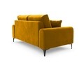 Canapea, Madara, Mazzini Sofas, 2 locuri, 172x102x90 cm, catifea, galben