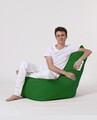 Fotoliu puf, Bean Bag Ferndale, Diamond, 60 x 90 cm, poliester impermeabil, verde