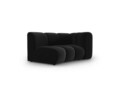 Modul canapea dreapta 1.5 locuri, Lupine, Micadoni Home, BL, 171x87x70 cm, catifea, negru