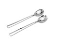 Set 2 ustensile pentru salata, Hermann Bauer, inox, argintiu