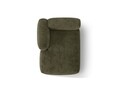 Sezlong modular living stanga 1 loc, Martina-212, Micadoni Home, 176x123x75 cm, velur, verde muschi