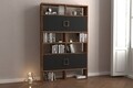 Biblioteca RF.004.004.140, Gauge Concept, 93x22x150 cm, PAL, aluna/negru