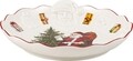 Bol pentru servire, Villeroy & Boch, Toy's Fantasy Santa Relief, 24 cm, portelan premium, pictat manual