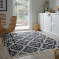 Covor Alix, Flair Rugs, 120x170 cm, bumbac, negru